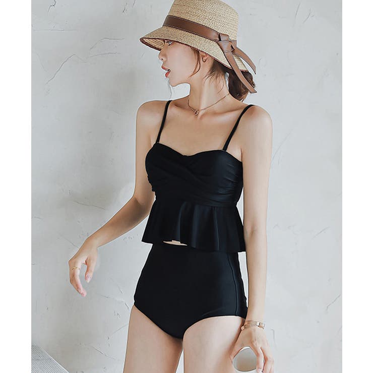 ペプラムフレア水着 盛れるビキニ 韓国風 | Miniministore | 詳細画像10 