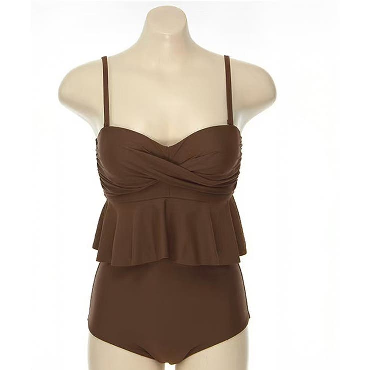 ペプラムフレア水着 盛れるビキニ 韓国風 | Miniministore | 詳細画像16 