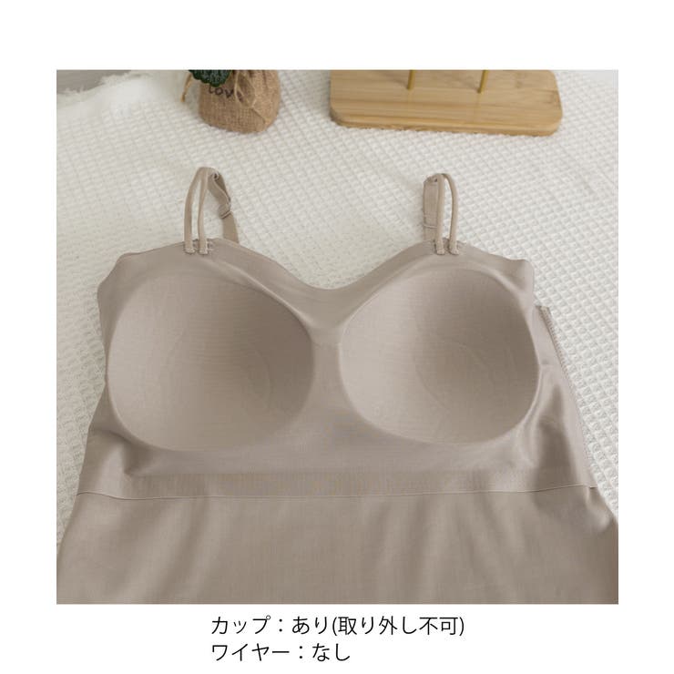 カップ付きキャミソール 韓国風ブラトップ | Miniministore | 詳細画像18 