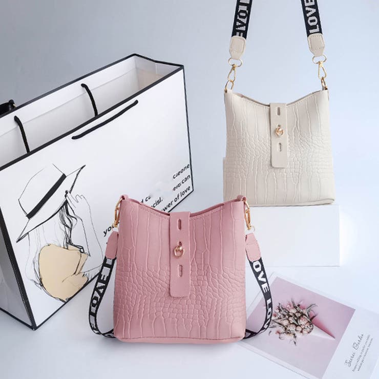 ミニショルダーバッグ クロコ型押し 春夏 オフィスカジュアル | Miniministore | 詳細画像16 