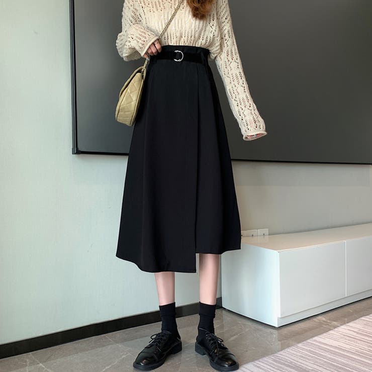 Ezick（エジック）の「Layered ashime stripe スカートベルト
