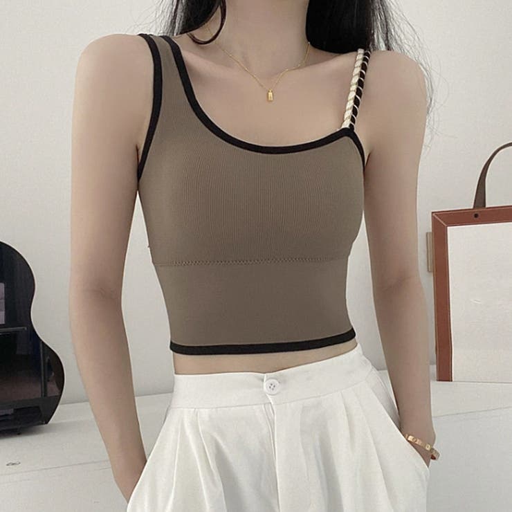 モカ | キャミソールカップ付き インナートップス | Miniministore