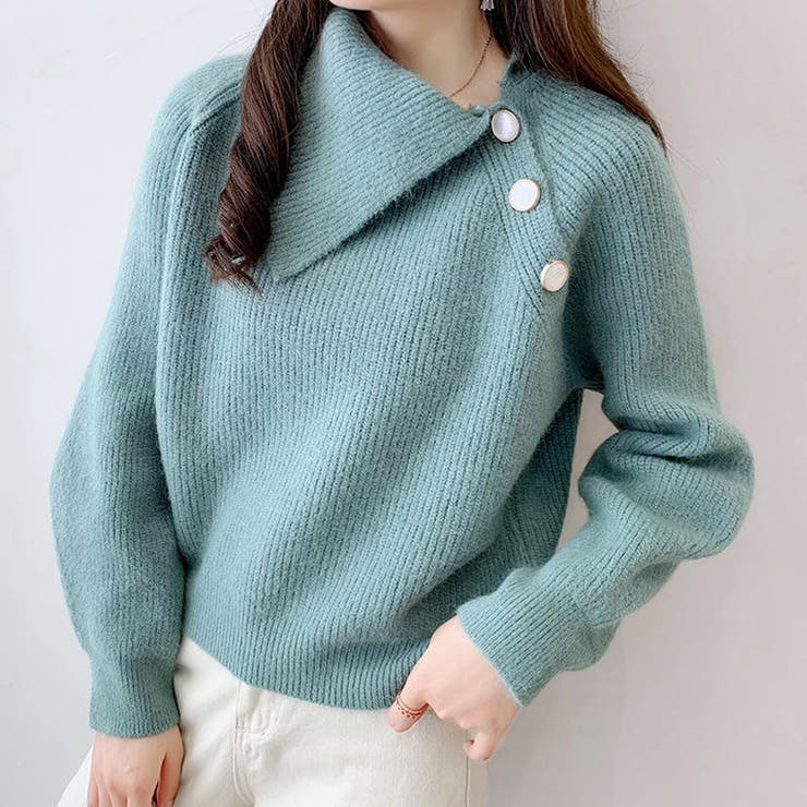 モヘアニット レディース デザインネック 品番 Ii Miniministore ミニミニストア のレディース ファッション通販 Shoplist ショップリスト