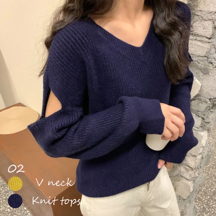ニットセーター レディース Vネック 品番 Ii Miniministore ミニミニストア のレディースファッション通販 Shoplist ショップリスト