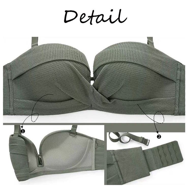 ブラジャーショーツセット レディース チューブブラジャー | Miniministore | 詳細画像3 