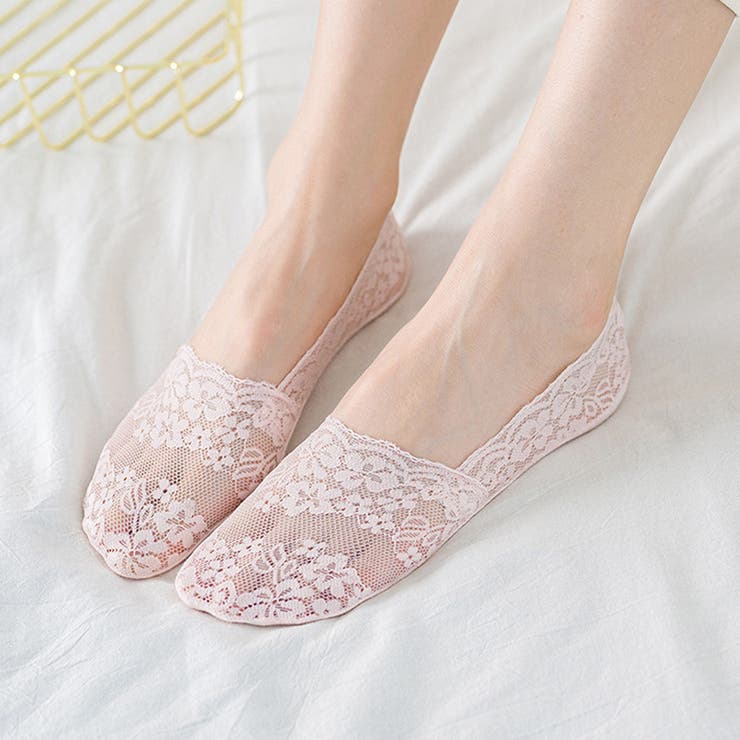 花柄レース ソックス 靴下 脱げない 浅履き | Miniministore | 詳細画像14 