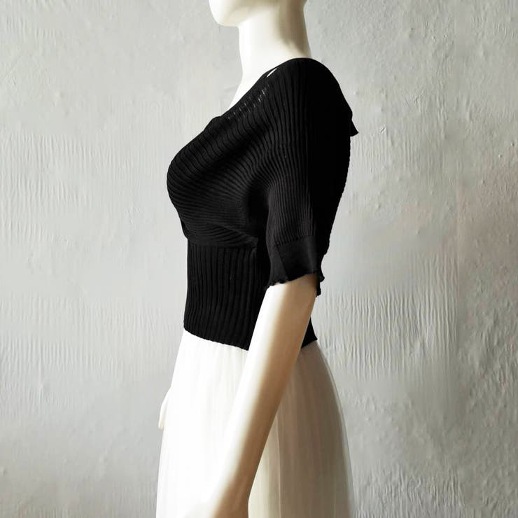 リブニット レイヤード風 ドッキング | Miniministore | 詳細画像17 