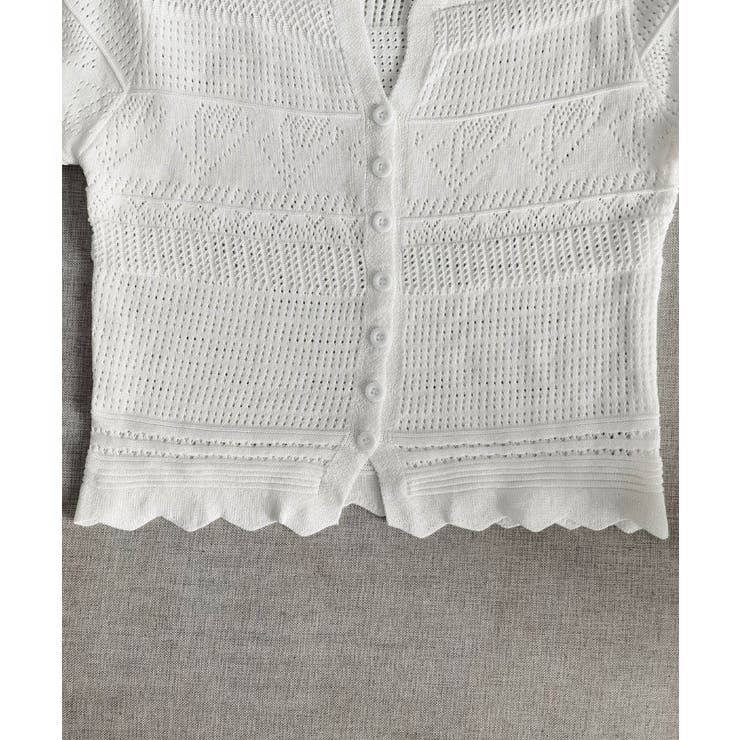 ニットカーディガン 韓国風透かしニット | Miniministore | 詳細画像19