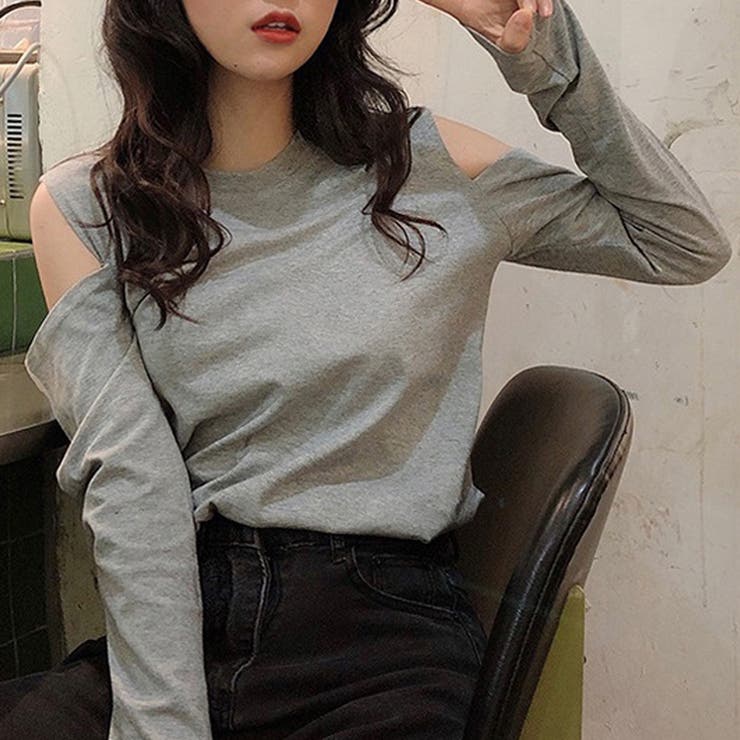 肩出しTシャツ レディース ナチュラル | Miniministore | 詳細画像10 