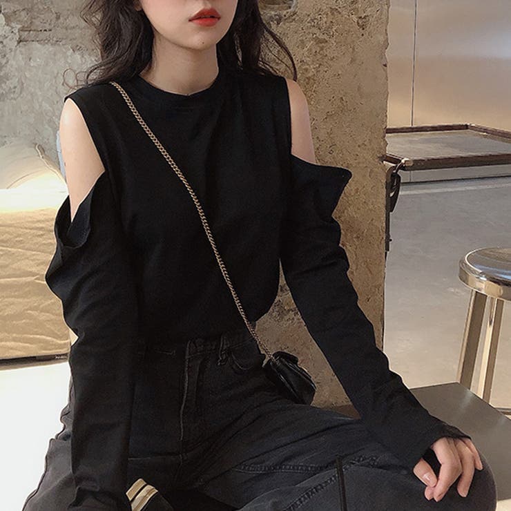 【​限​定​販​売​】 肩出しTシャツ レディース ナチュラル[品番：II000007423 Mサイズ