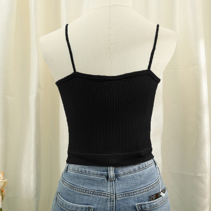リブキャミソール レディース カップ付き | Miniministore | 詳細画像16 