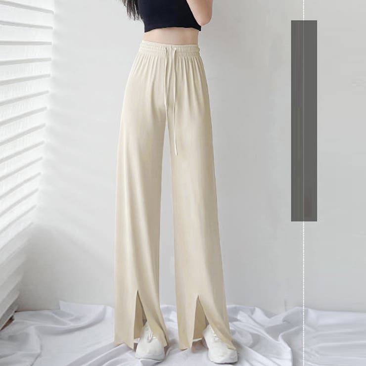 イージーワイドパンツ フロントスリット | Miniministore | 詳細画像5 