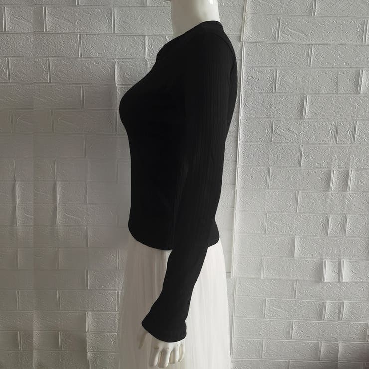 ニットトップス 薄手 長袖 重ね着 | Miniministore | 詳細画像9 