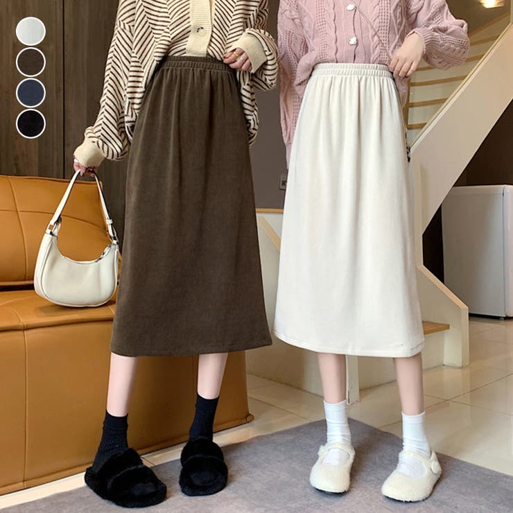 コーデュロイスカート バックスリット秋冬 | Miniministore | 詳細画像1 