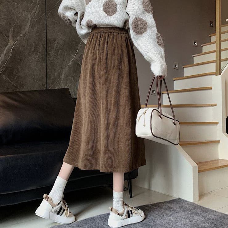 コーデュロイスカート 秋冬フレアスカート | Miniministore | 詳細画像8 