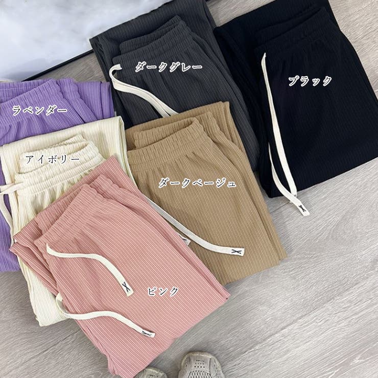 セミワイドパンツ レディースウエストゴム | Miniministore | 詳細画像2 