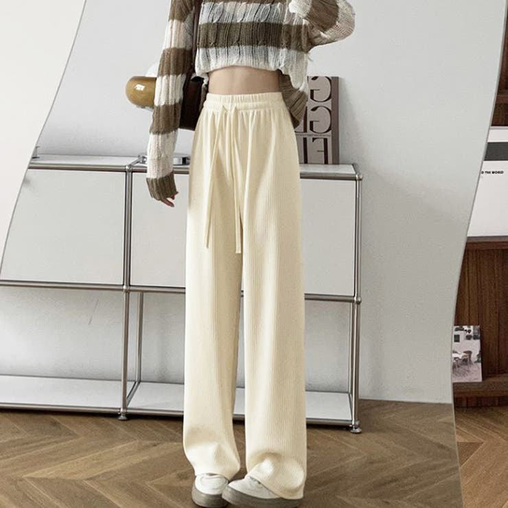 セミワイドパンツ レディースウエストゴム | Miniministore | 詳細画像5 