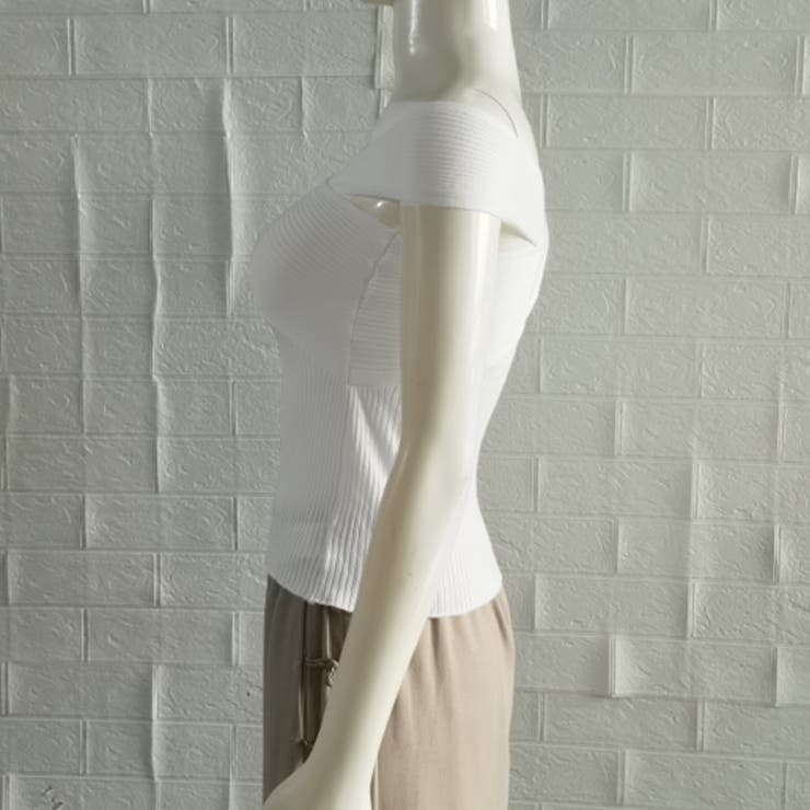 2WAYオフショルダーサマーニット 春夏 | Miniministore | 詳細画像11 