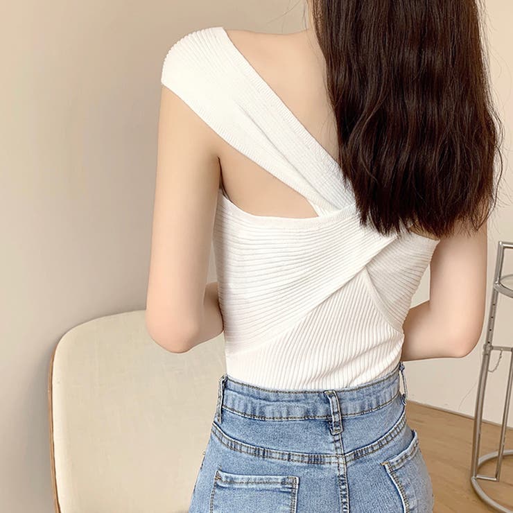 2WAYオフショルダーサマーニット 春夏 | Miniministore | 詳細画像5 