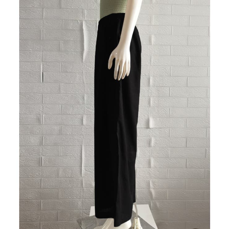 綿麻風ワイドパンツレディースリネンパンツ | Miniministore | 詳細画像11 