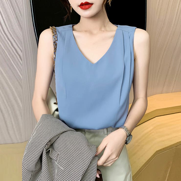 シフォンブラウス レディースタンクトップ | Miniministore | 詳細画像10 