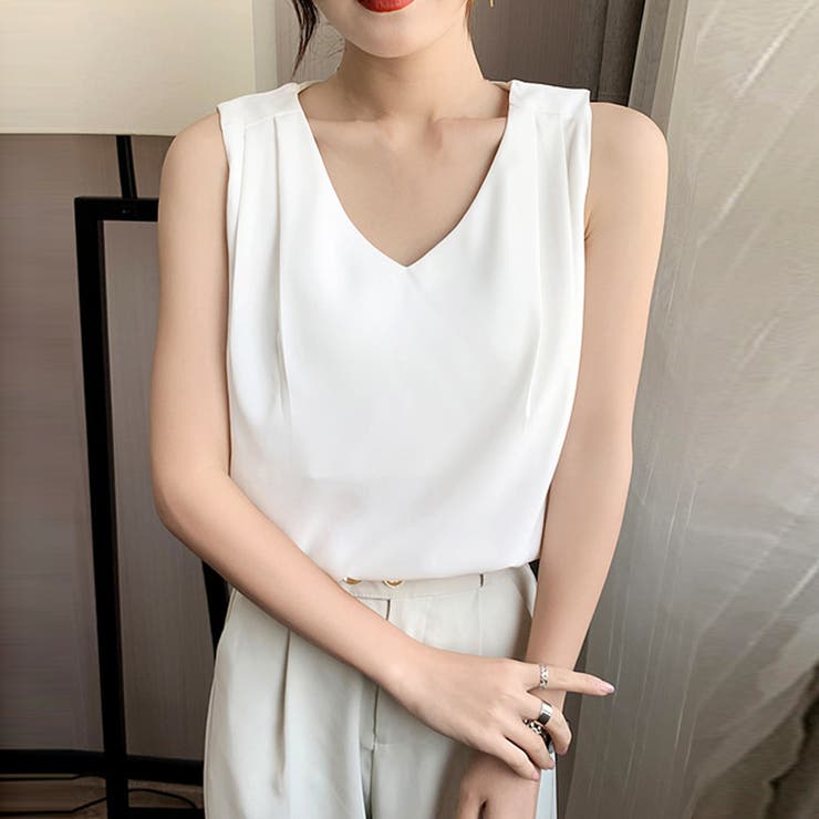 シフォンブラウス レディースタンクトップ | Miniministore | 詳細画像4 