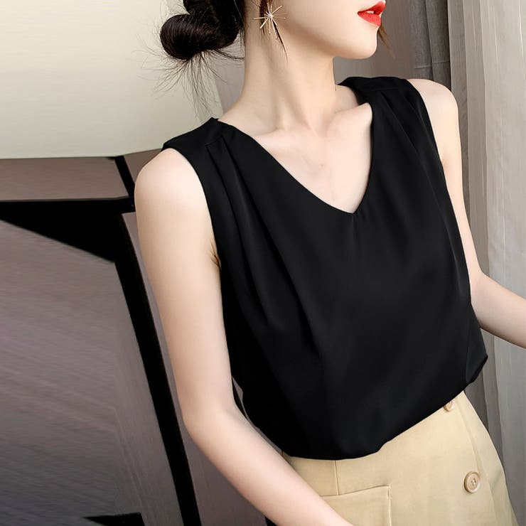 シフォンブラウス レディースタンクトップ | Miniministore | 詳細画像6 