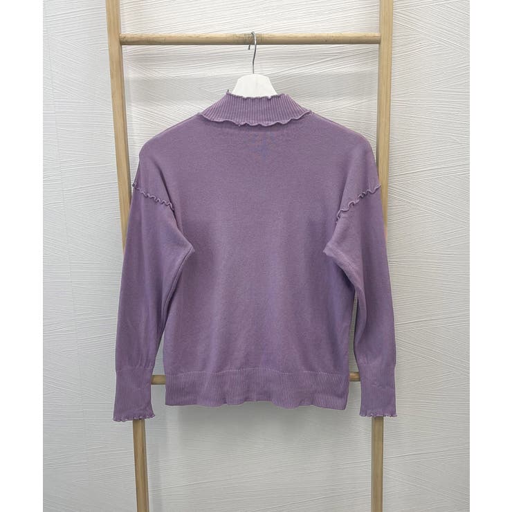 メロウフリル リブニット プチハイネック | Miniministore | 詳細画像15 