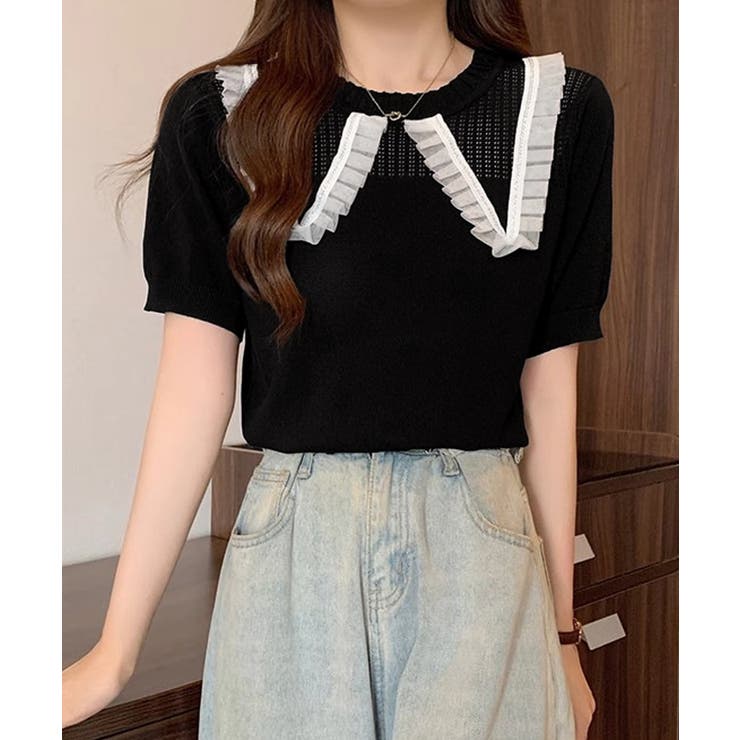 ニットトップス きれいめ 韓国風 大人 | Miniministore | 詳細画像3 