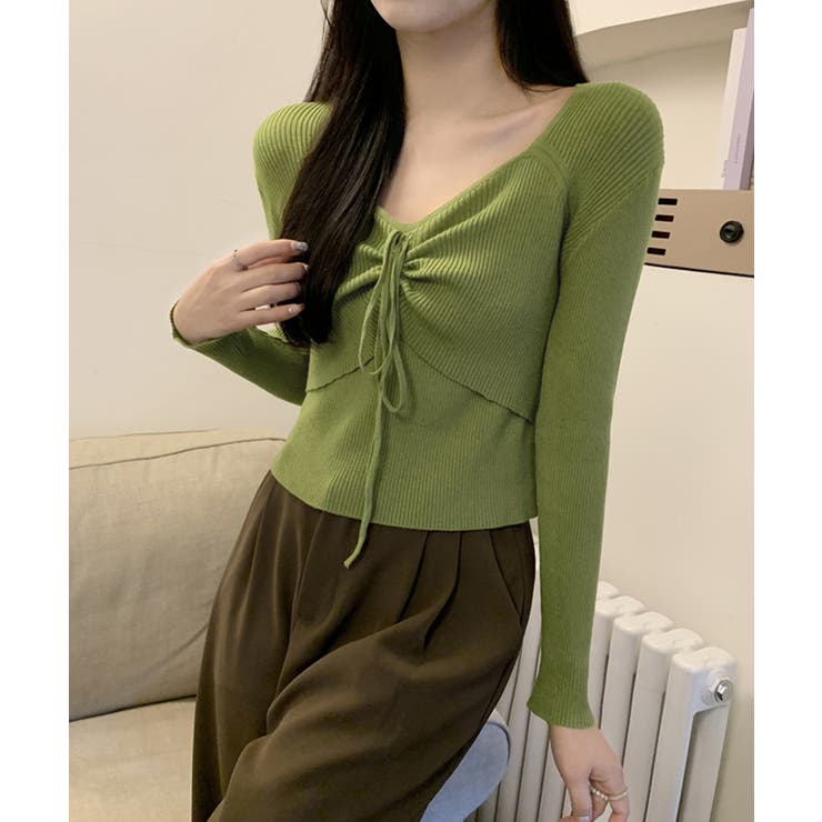 ニットトップス レディース リボン付き | Miniministore | 詳細画像11 