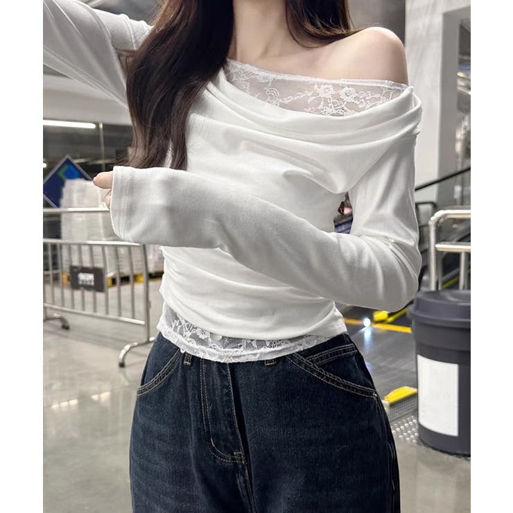 レース 長袖Tシャツ レディース 薄手 | Miniministore | 詳細画像3 