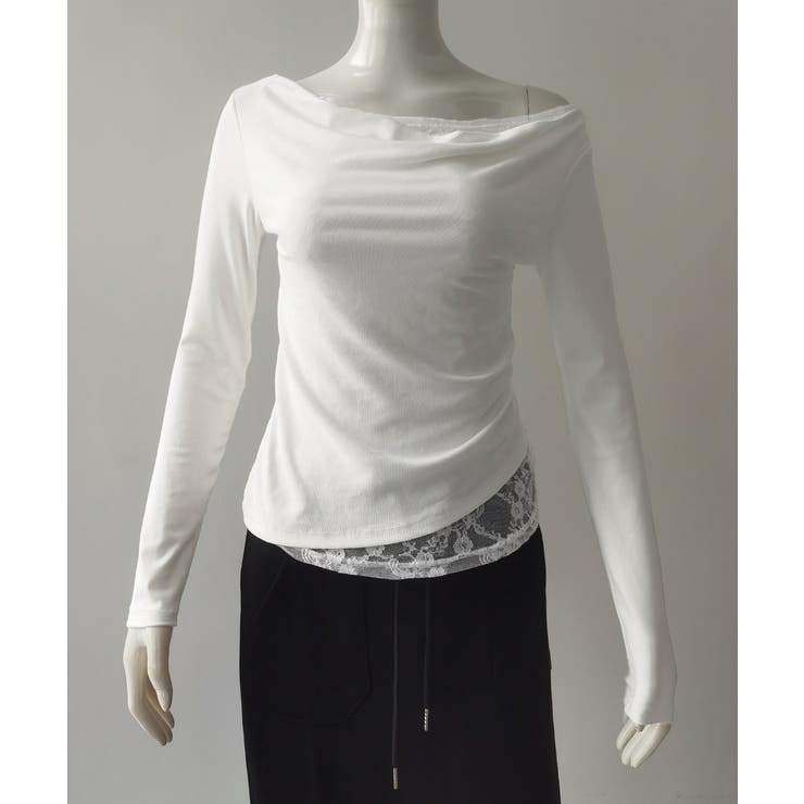 レース 長袖Tシャツ レディース 薄手 | Miniministore | 詳細画像7 