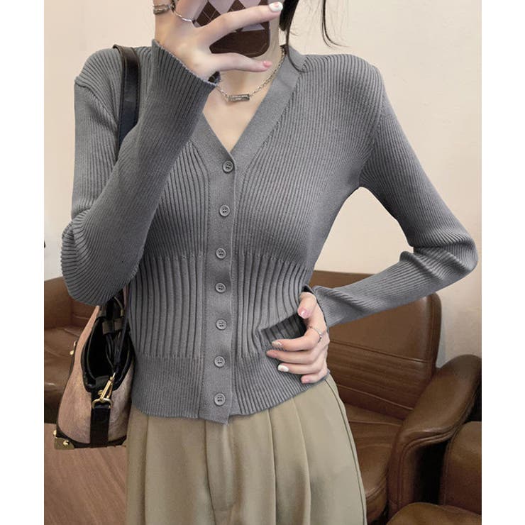 カーディガン vネック レディース韓国風 | Miniministore | 詳細画像7 