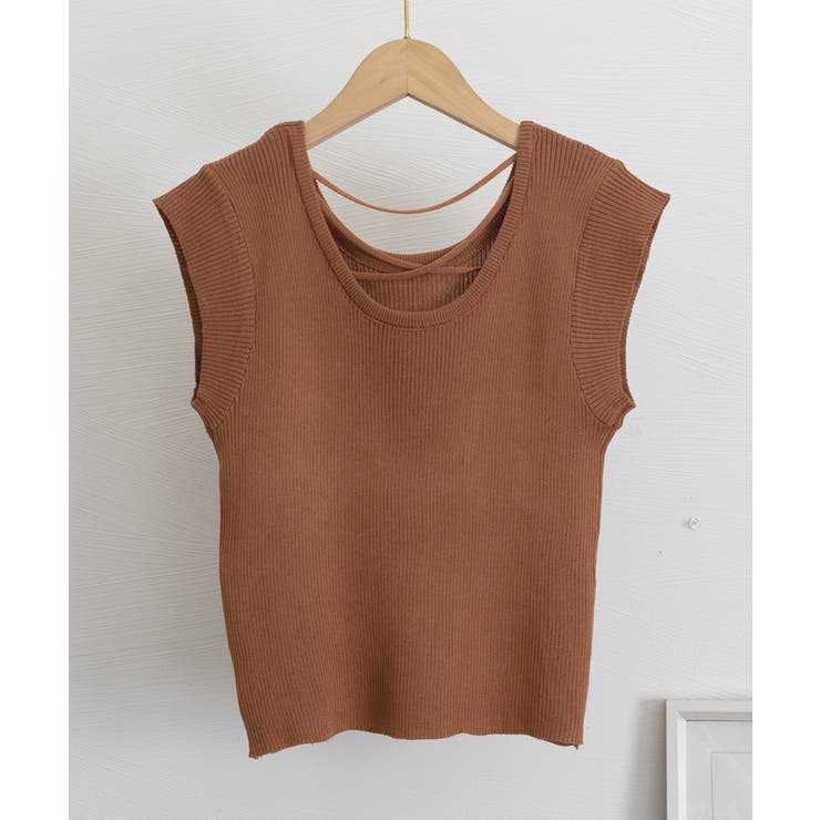 フレンチスリーブ サマーニット 韓国風 | Miniministore | 詳細画像13 