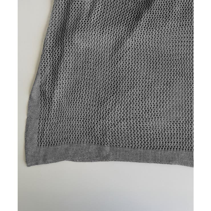 メッシュサマーニットワンピース スリット | Miniministore | 詳細画像17 