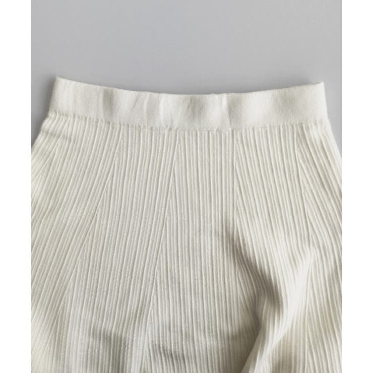 フレアニットスカート 着やせ 無地 秋冬 | Miniministore | 詳細画像16 