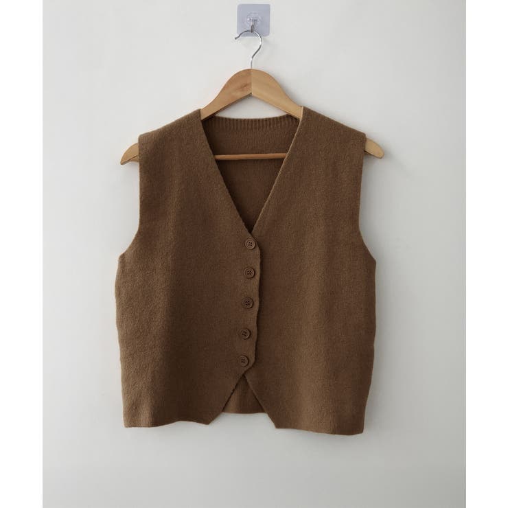 ニットベスト ニットジレ 重ね着 秋冬服 | Miniministore | 詳細画像11 