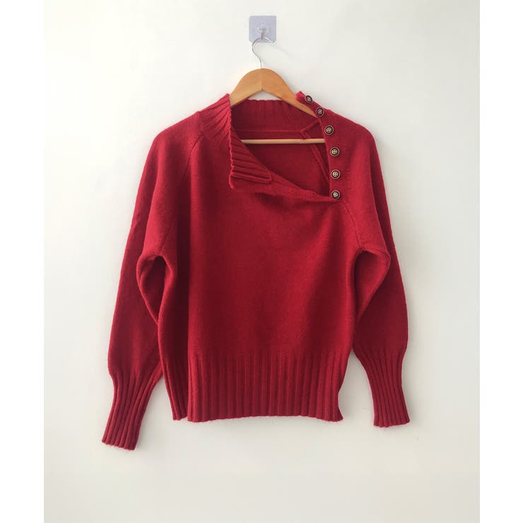 ニットトップス 体型カバー 長袖秋冬服 | Miniministore | 詳細画像13 