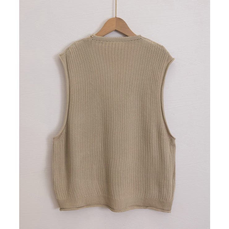 ニットベスト レディース vネック 秋冬 | Miniministore | 詳細画像15 