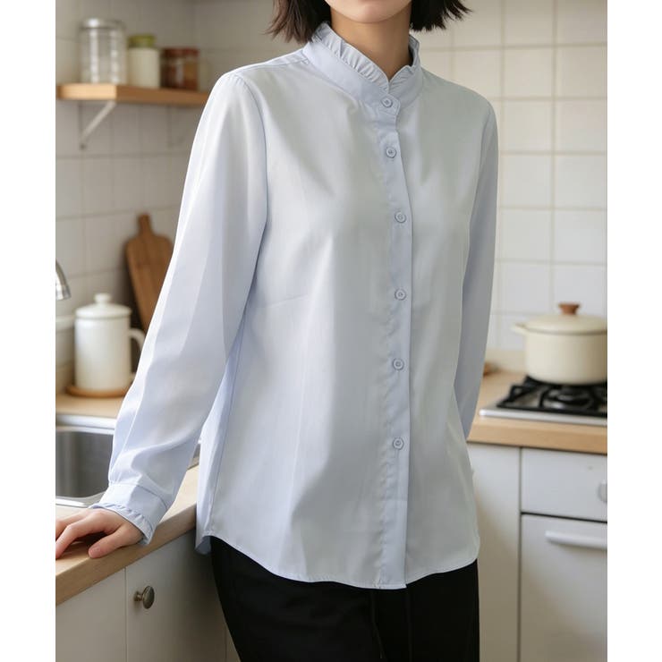 フリルブラウス 長袖 レディース 春夏秋 | Miniministore | 詳細画像10 