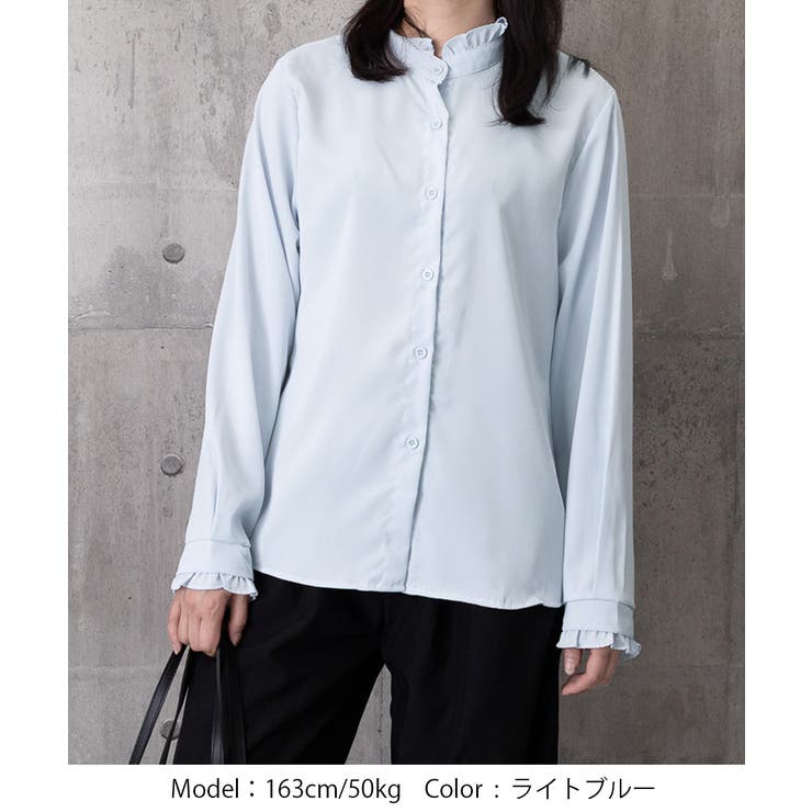 フリルブラウス 長袖 レディース 春夏秋 | Miniministore | 詳細画像11 