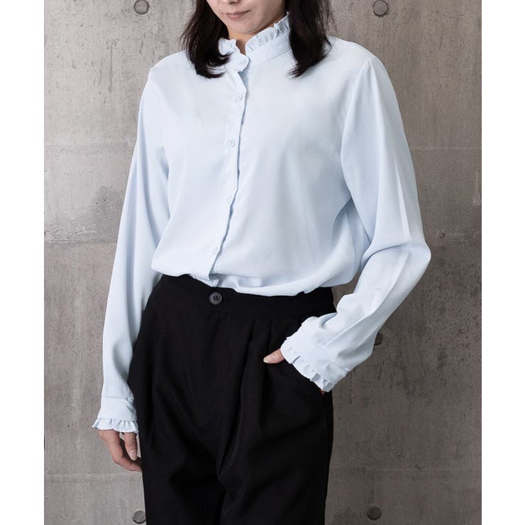 フリルブラウス 長袖 レディース 春夏秋 | Miniministore | 詳細画像14 