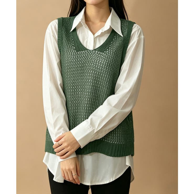 ニットベスト レディース ニットジレ薄手 | Miniministore | 詳細画像9 