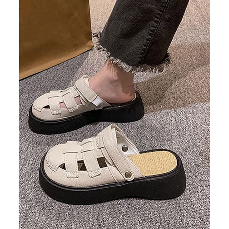 【 】ラバー厚底 フィッシャーサンダル 厚底 O1CN012NR36K1KExcJmfneg__0-