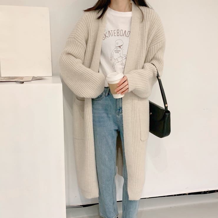 「mintdesigns」 ニットカーディガン 2 ブラック レディース MISCH MASCH カーディガン 2025春夏新作 透かし柄カーディガン