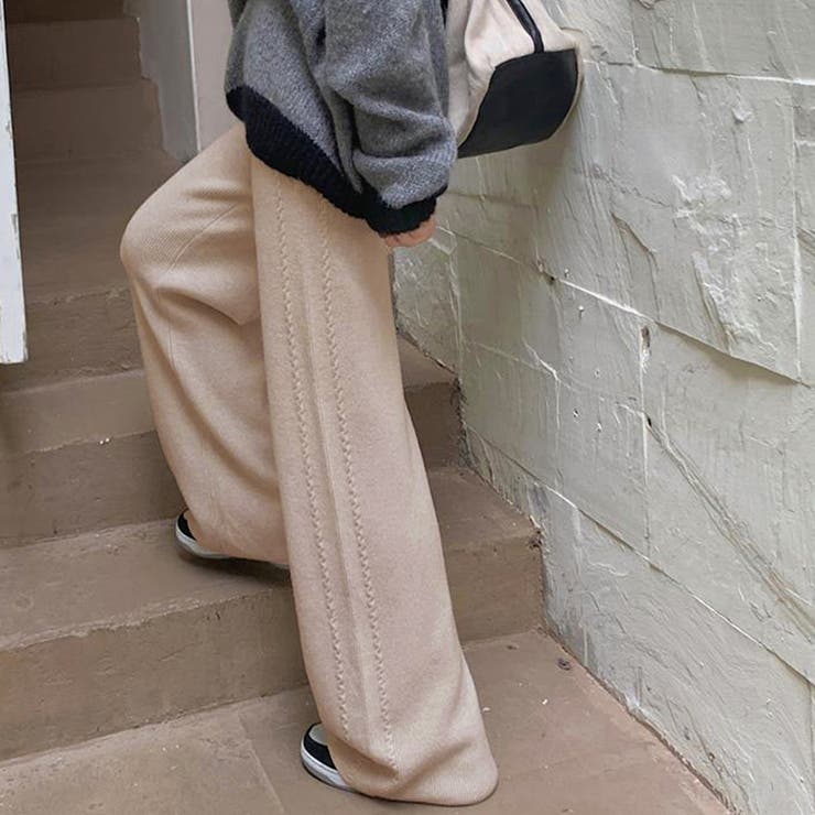 みんみんごー様　新品タグ付き　BEIGE. リネンパンツ de-2138435467-beige-