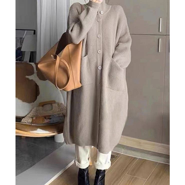ロングニットカーディガン  厚手レディース[品番：II000011283]｜Miniministore（ミニミニストア）のレディースファッション通販｜SHOPLIST（ショップリスト）