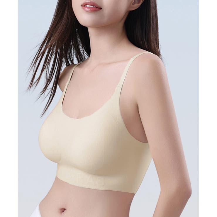 アイボリー | シームレスブラ ファンデカラーブラジャー | Miniministore