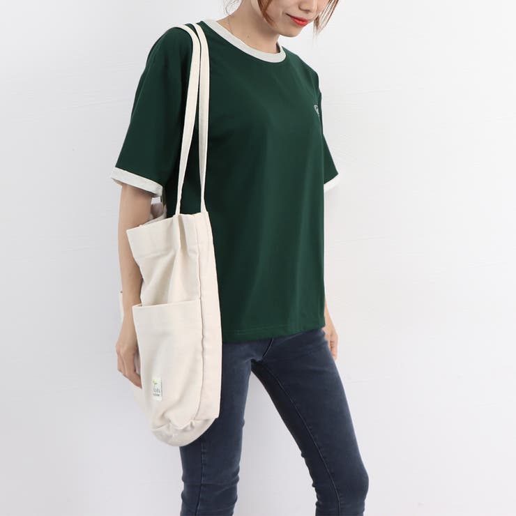 バイカラーTシャツ 韓国半袖 カジュアル | Miniministore | 詳細画像12 