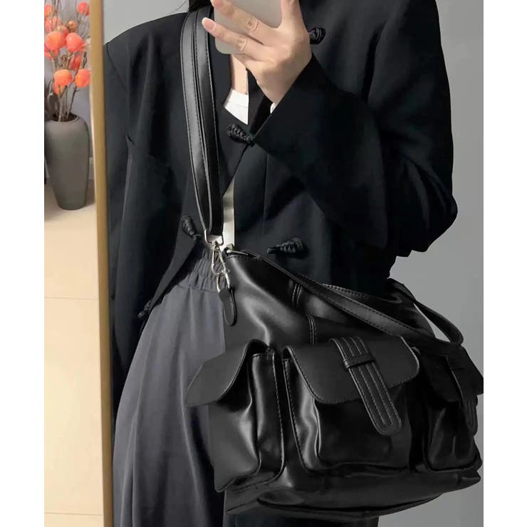 マルチポケットショルダーバッグ 斜めがけ | Miniministore | 詳細画像7 